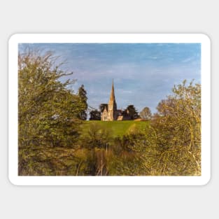 The Church at Midgeham in Berkshire Sticker